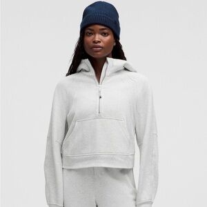 Lululemon Heather Grey Scuba half zip
